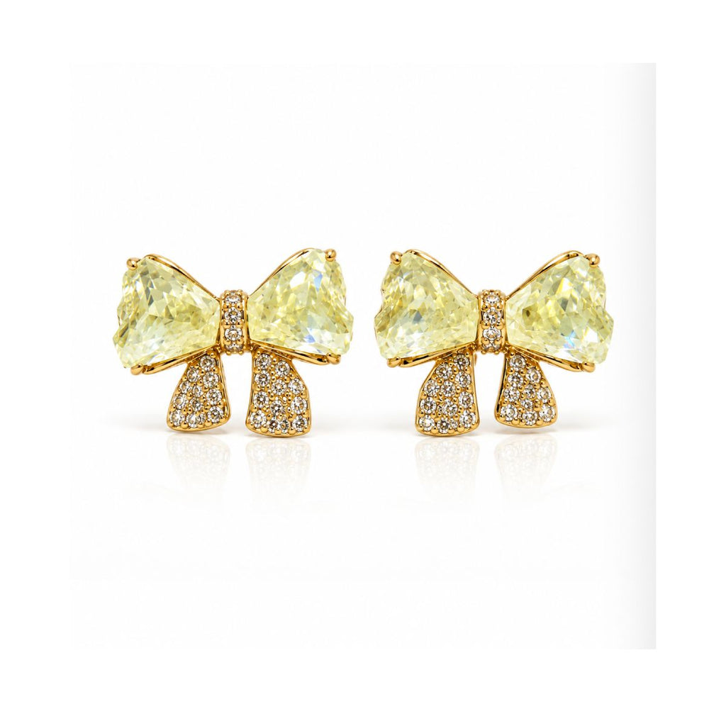 Buttercup Bow Studs