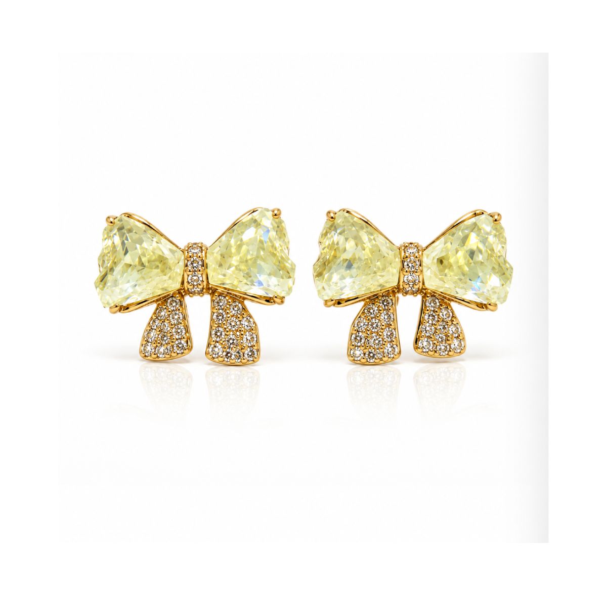 Buttercup Bow Studs