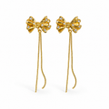 Bow Tassel Earrings