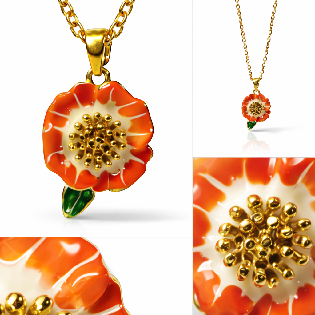 Poppy Necklace