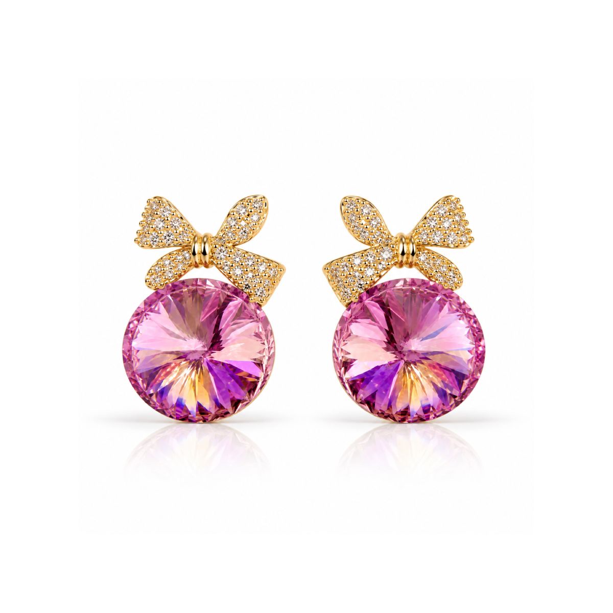 Crystal Bow Studs