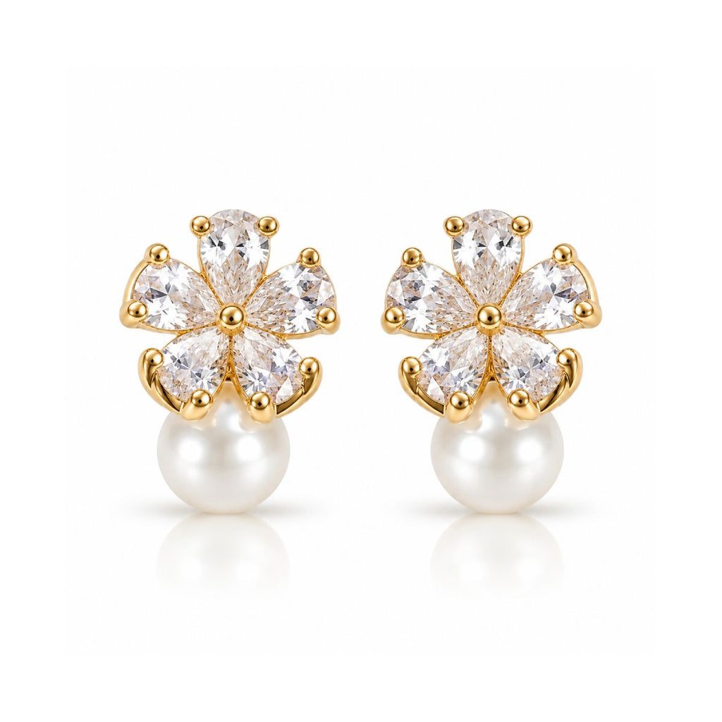 Daisy Pearl Studs