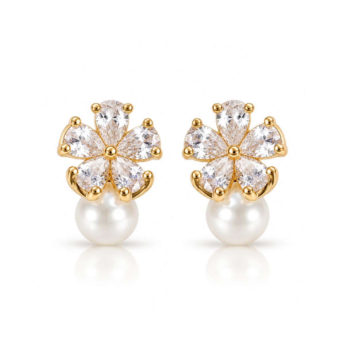 Daisy Pearl Studs