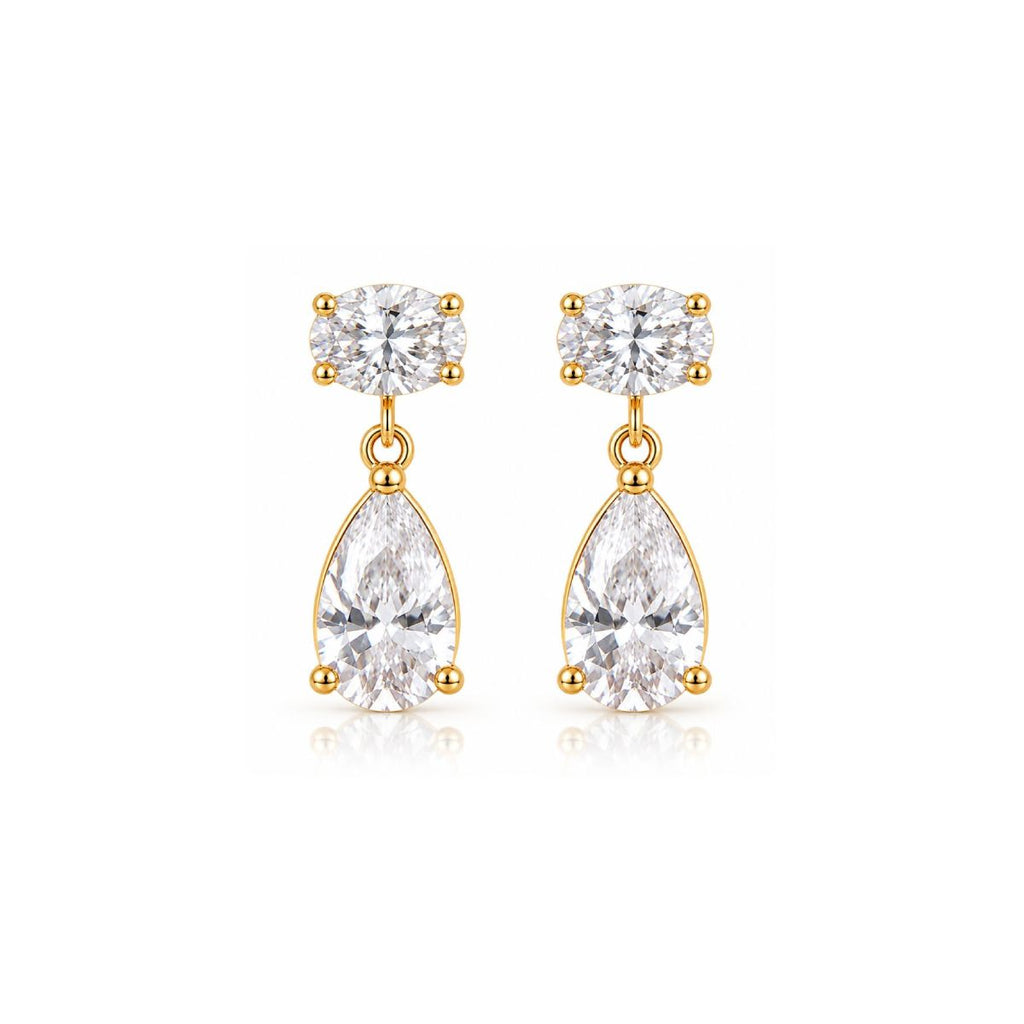 Dew Diamond Drop Earrings