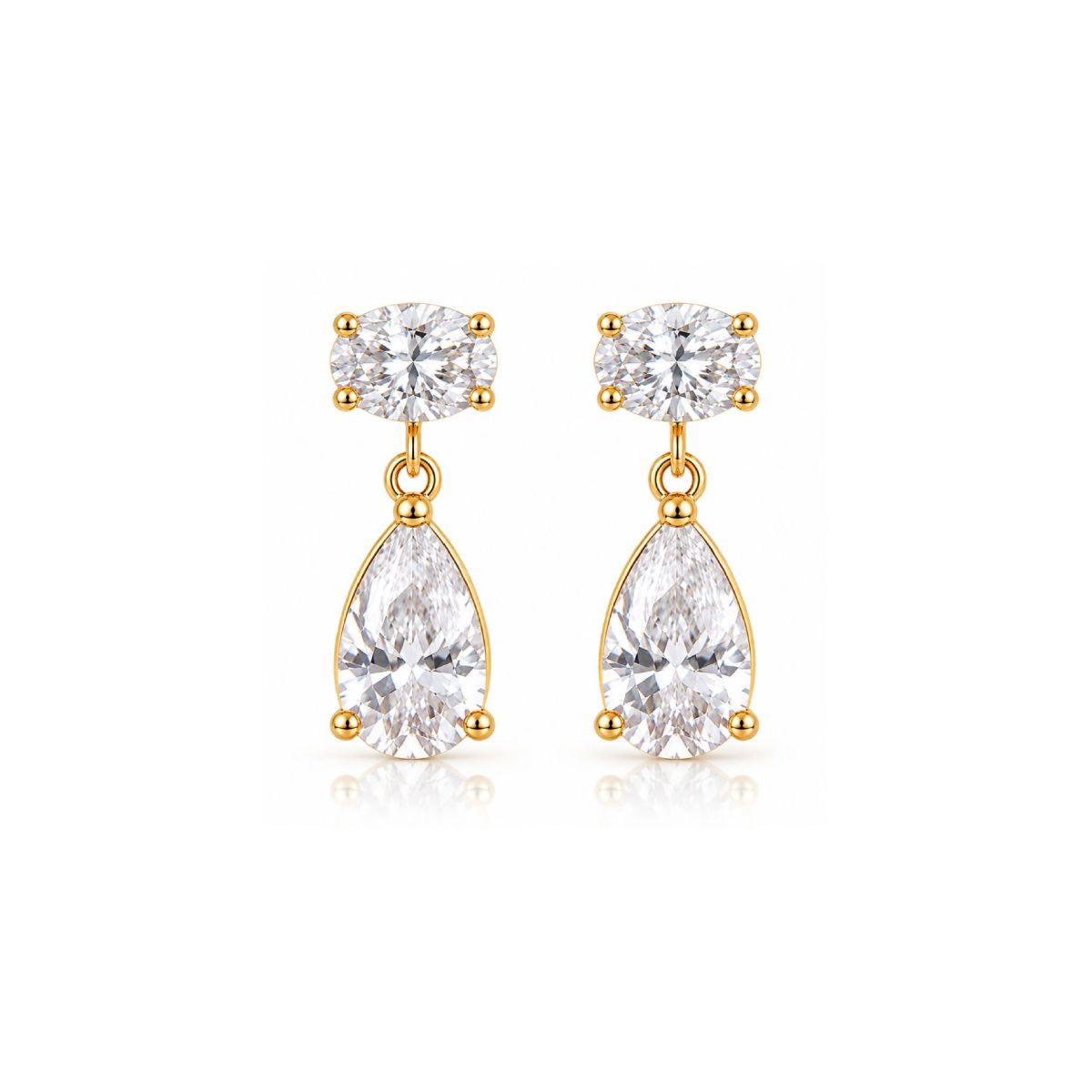 Dew Diamond Drop Earrings