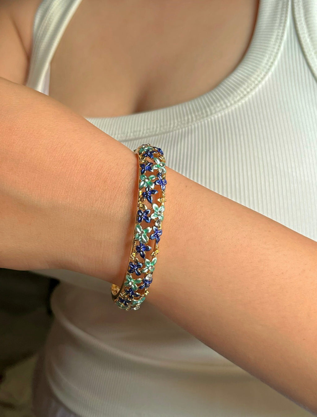 Blue Bloom Bracelet