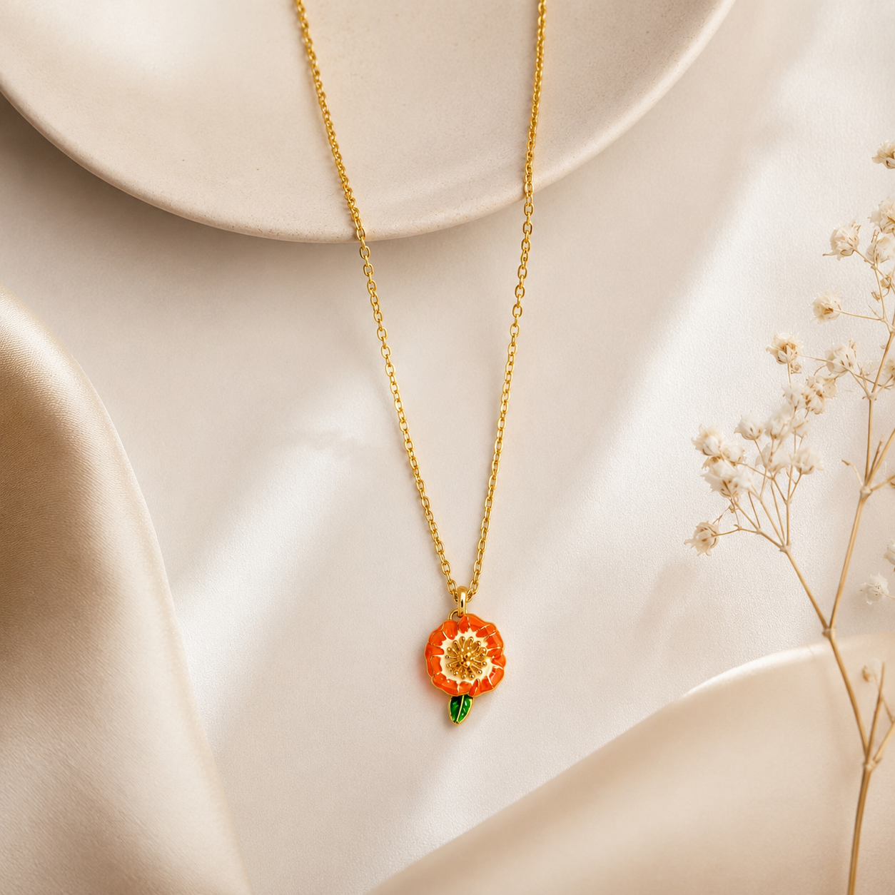 Poppy Necklace