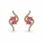 Swirl Crystal Earrings
