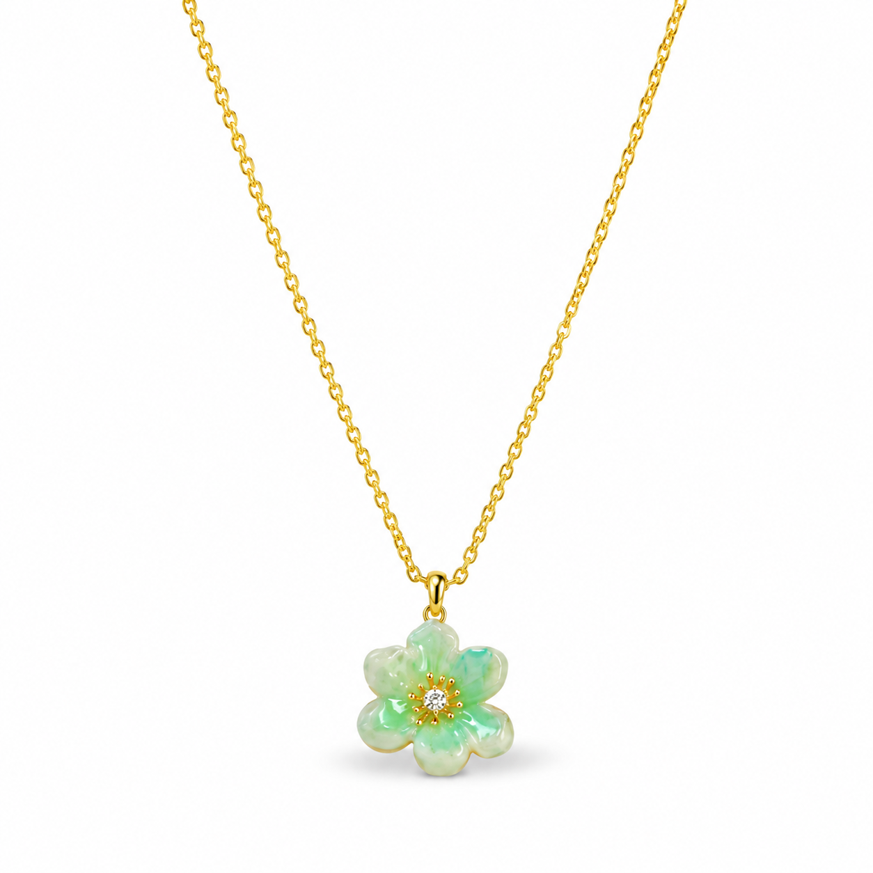 Mint Blossom Necklace