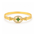 Emerald Luxe Bangle Bracelet