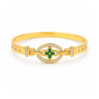 Emerald Luxe Bangle Bracelet