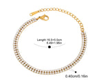Double Layer Tennis Bracelet