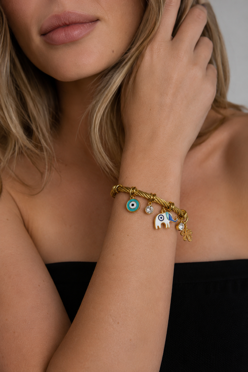 Elephant Charm Bracelet