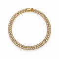 Double Layer Tennis Bracelet
