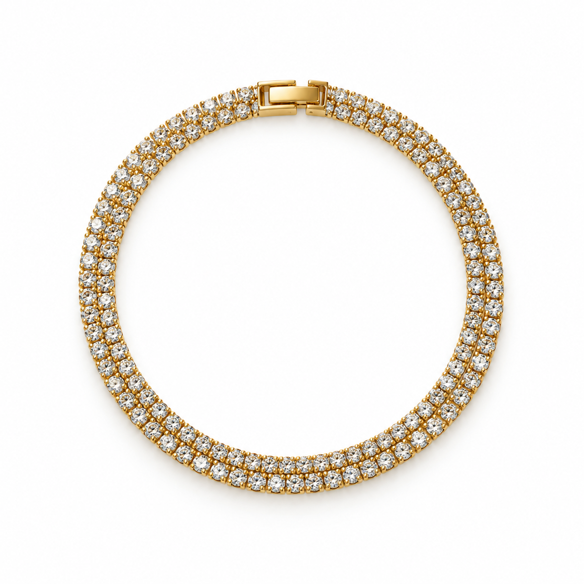 Double Layer Tennis Bracelet