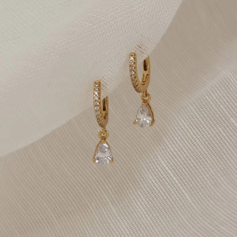Alina Diamond Drop Earrings