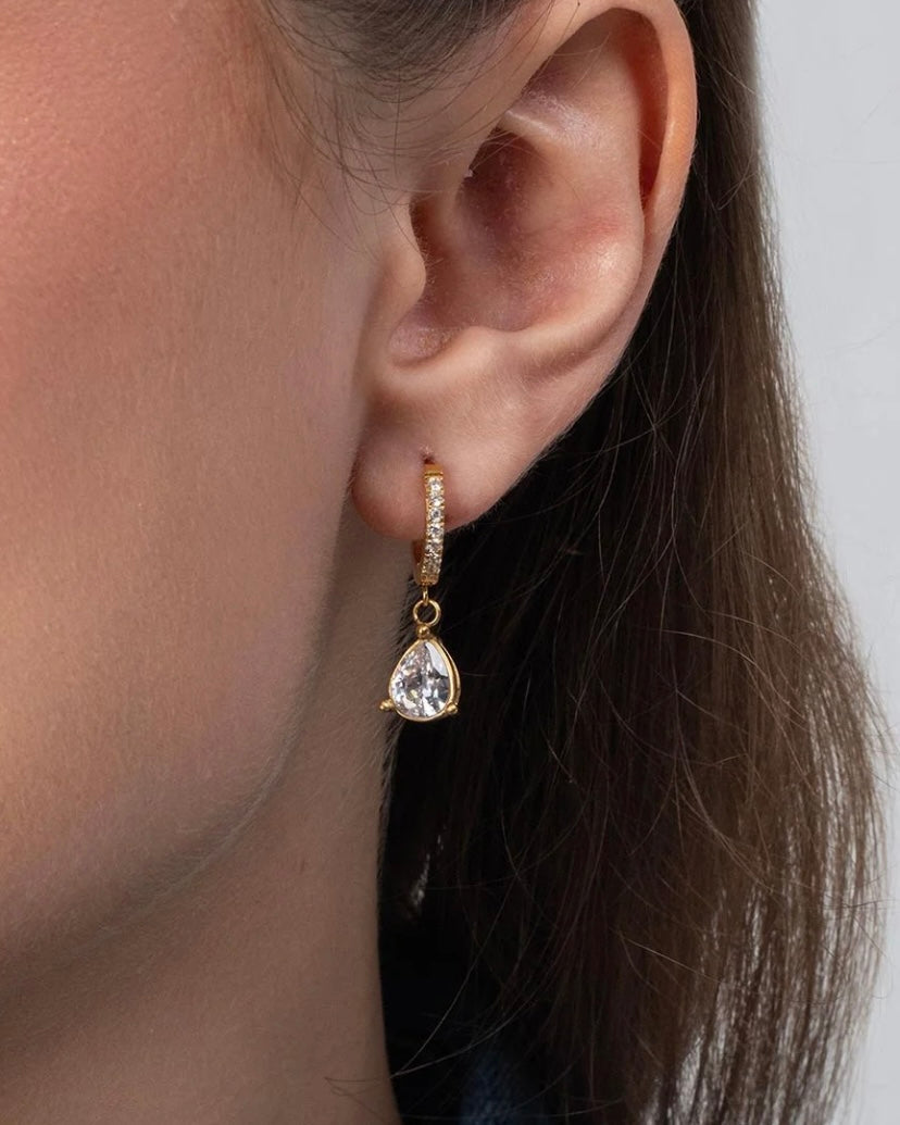 Alina Diamond Drop Earrings