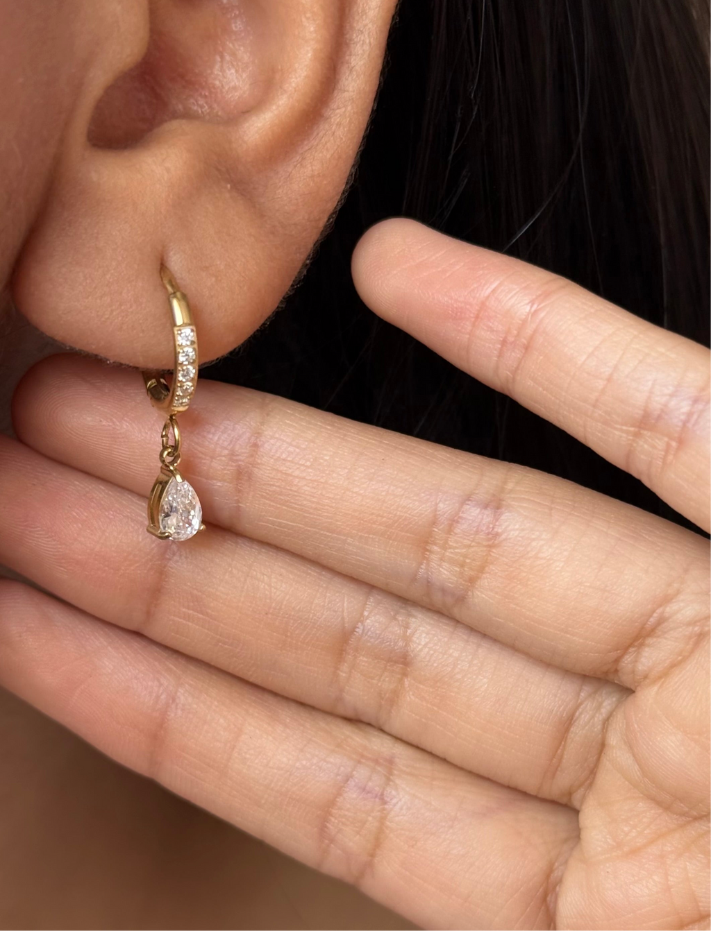 Alina Diamond Drop Earrings