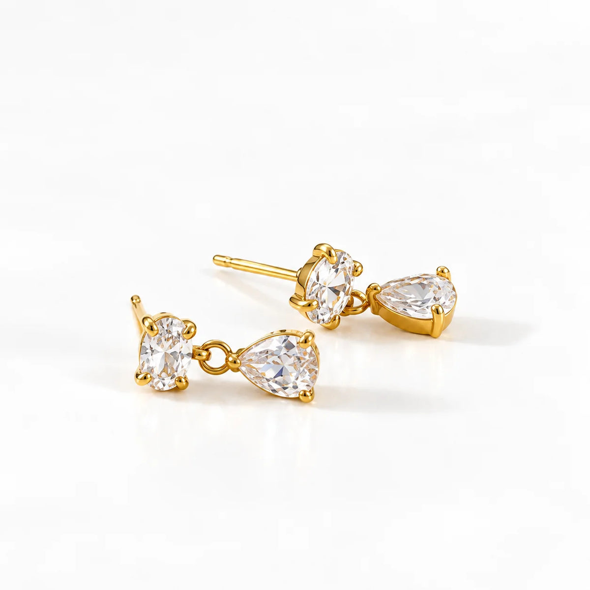 Dew Diamond Drop Earrings