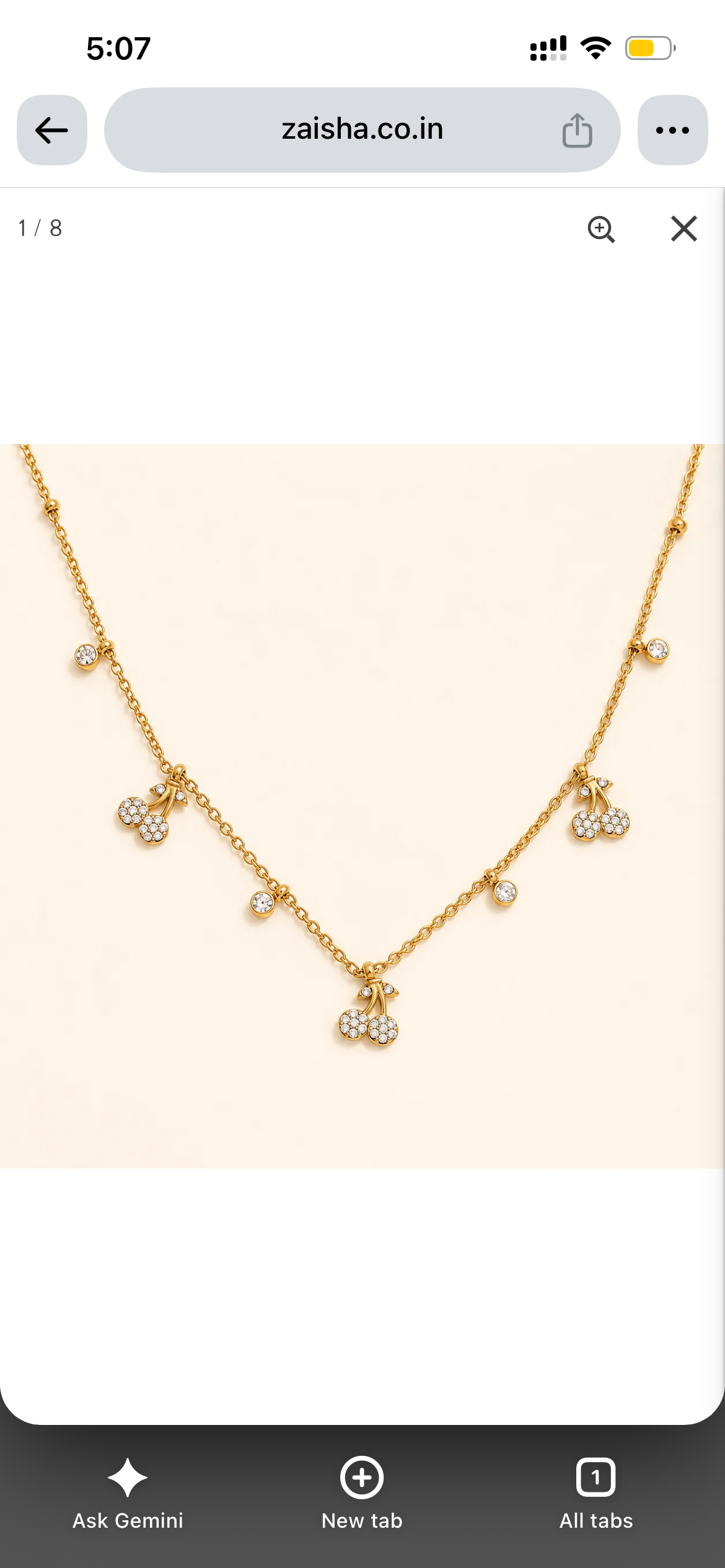 Cherry Charm Necklace
