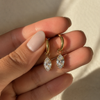 Amara Diamond Drop Earrings