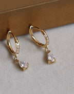 Alina Diamond Drop Earrings
