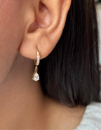 Alina Diamond Drop Earrings