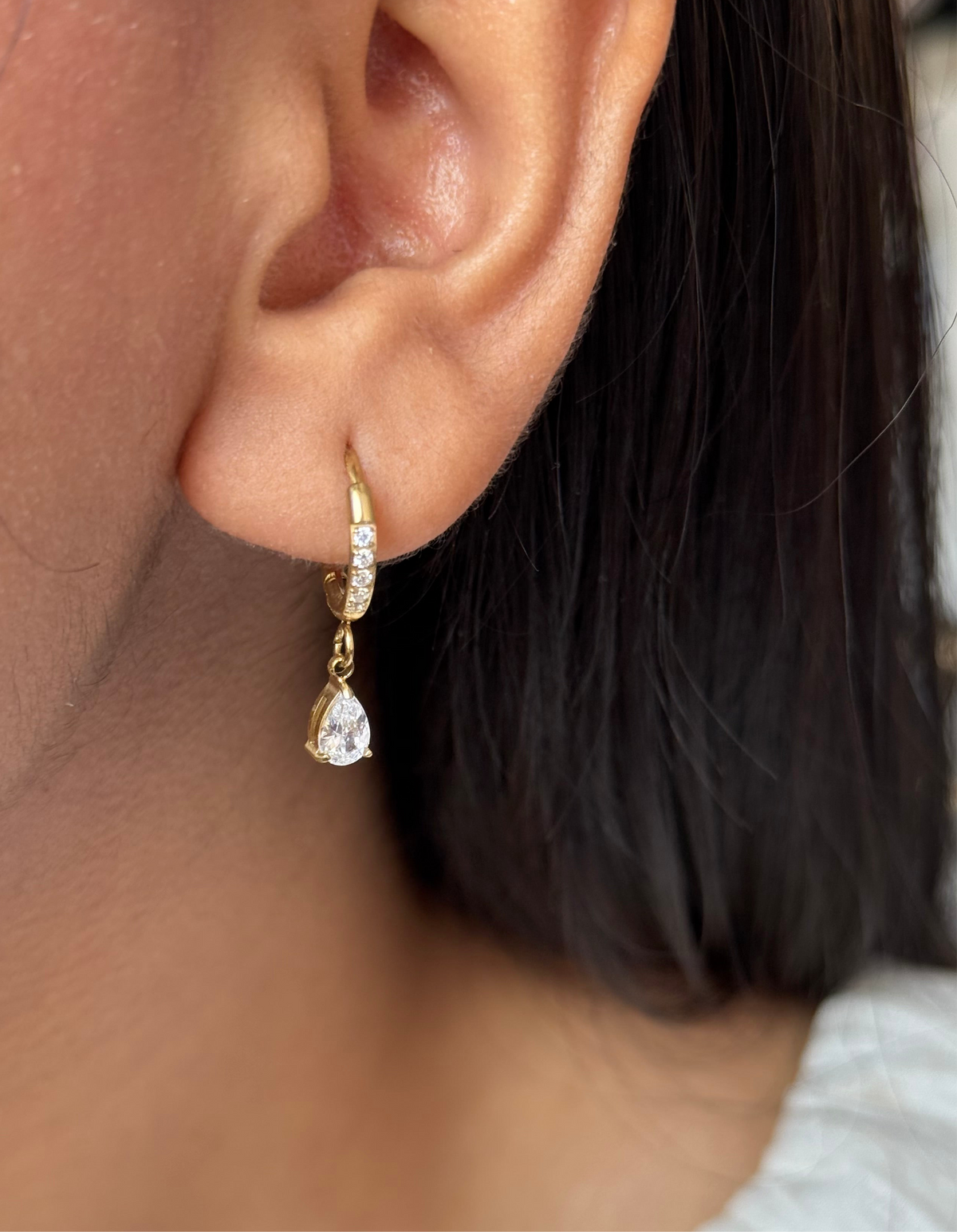 Alina Diamond Drop Earrings