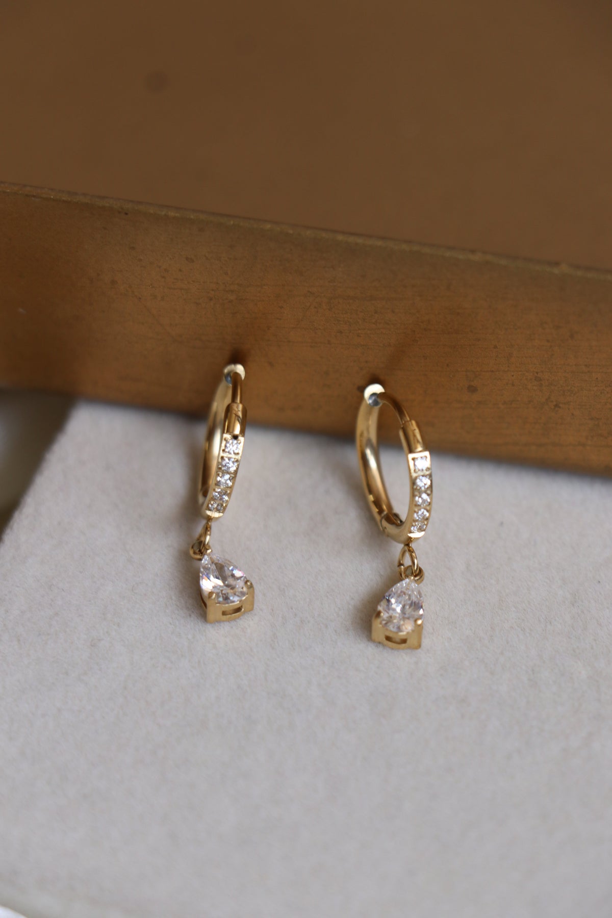 Alina Diamond Drop Earrings