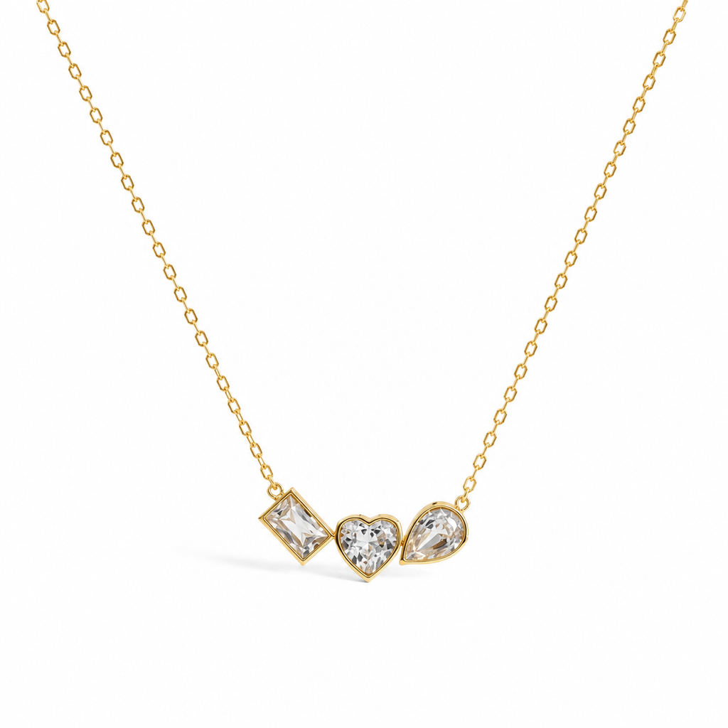 Harmony Trio Dainty Necklace