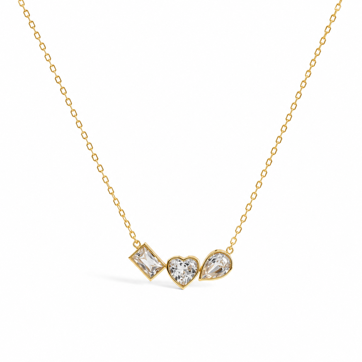 Harmony Trio Dainty Necklace
