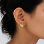 Multi-Stone Cluster Earrings