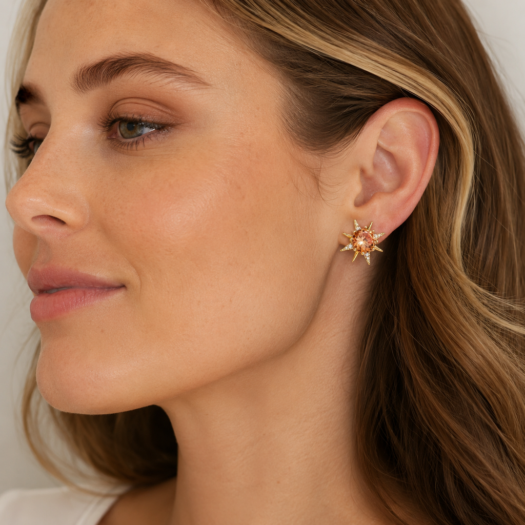 North Star Stud Earrings