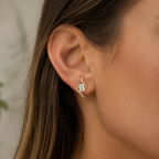 Swirl Crystal Earrings
