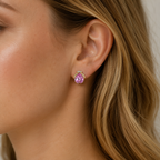 Teardrop Solitaire Earrings