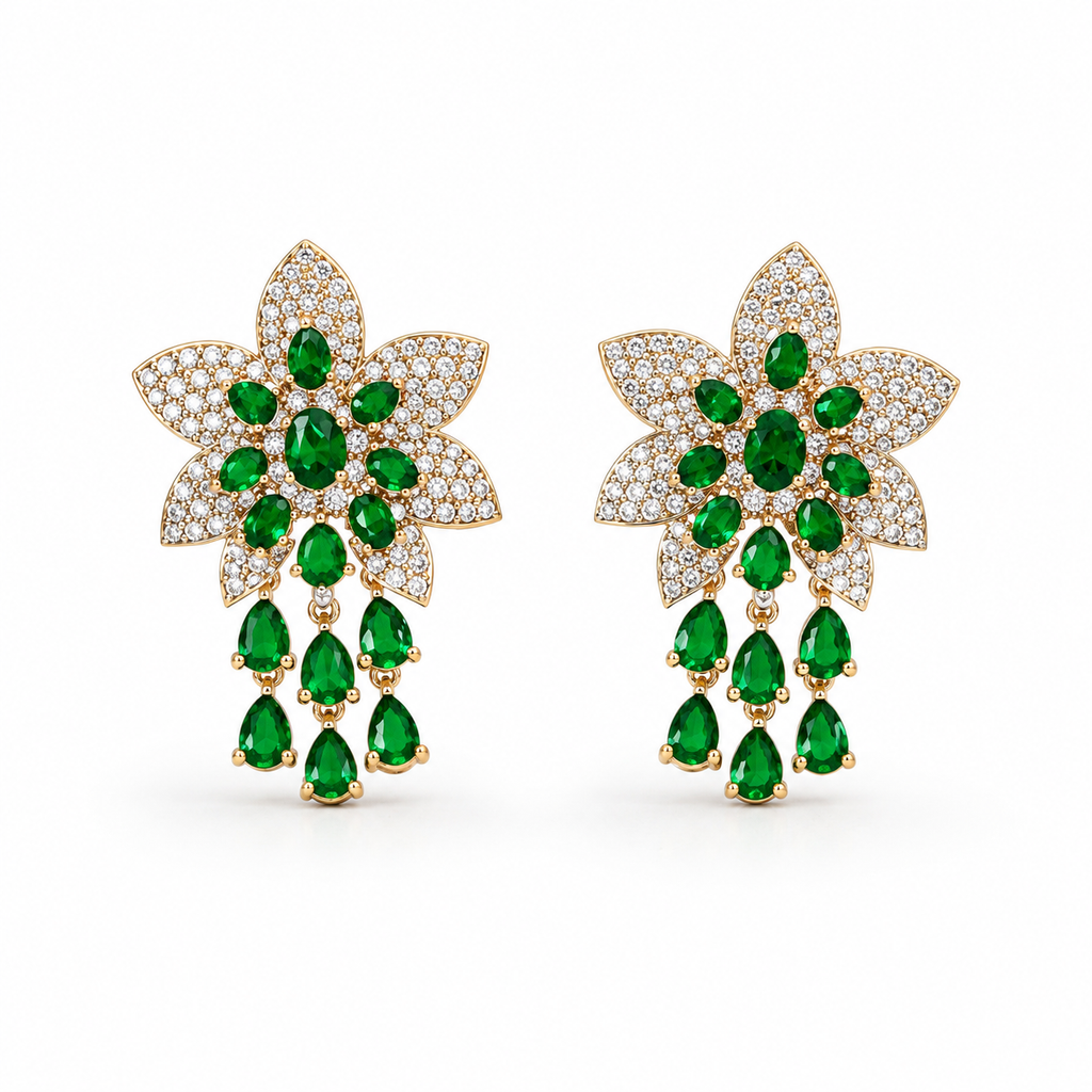 Rumi Zirconia Luxe Earrings