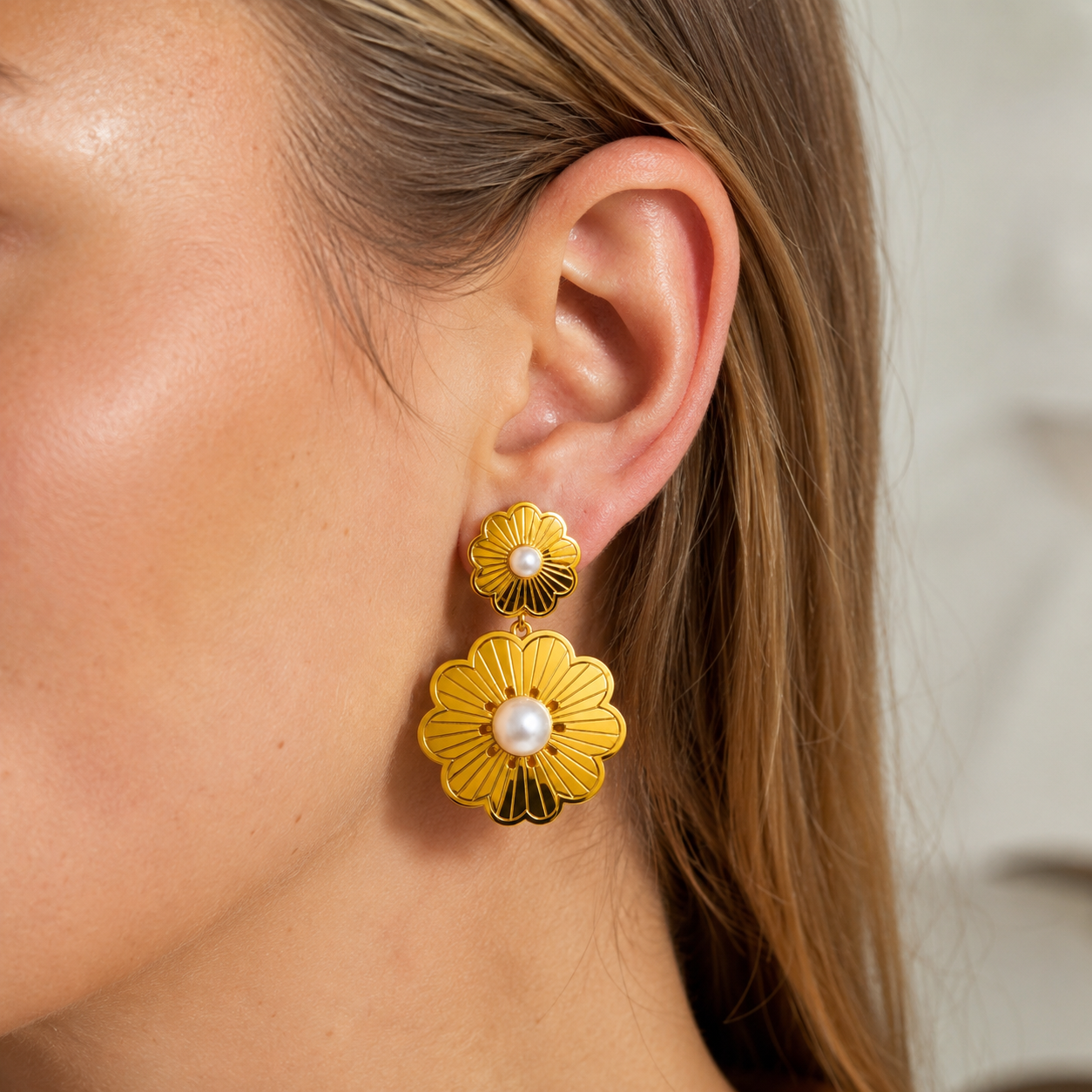Sasha Pearl Statement Earrings