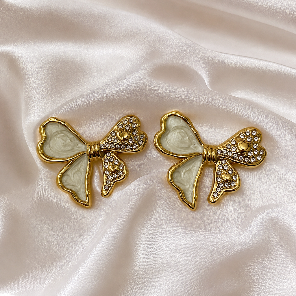 Dainty Bow Earrings