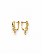 Wing D-Shaped Buckle Earrings