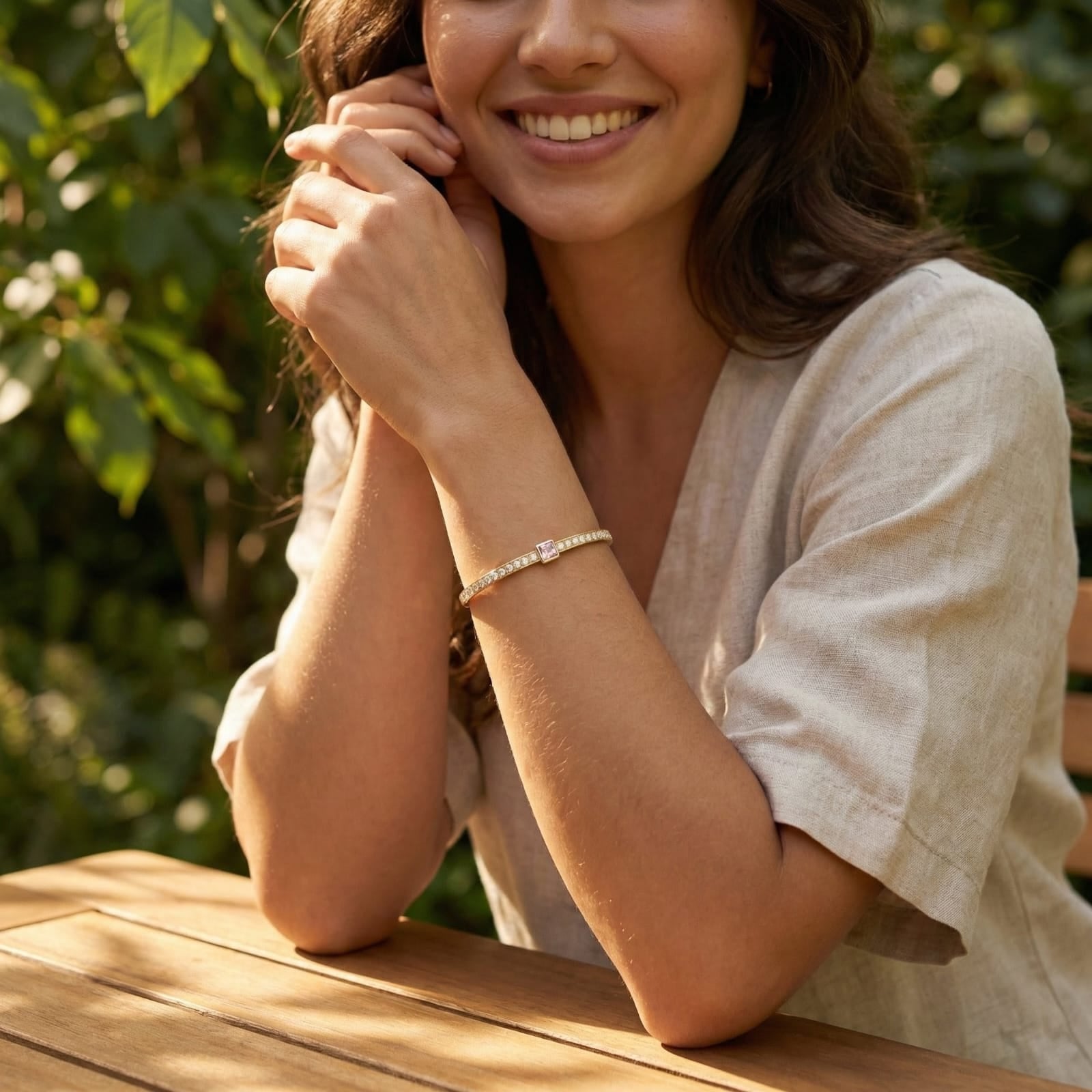 Pink Crown Bracelet