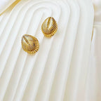 Golden Seashell Earrings