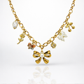 Bow Charm Necklace