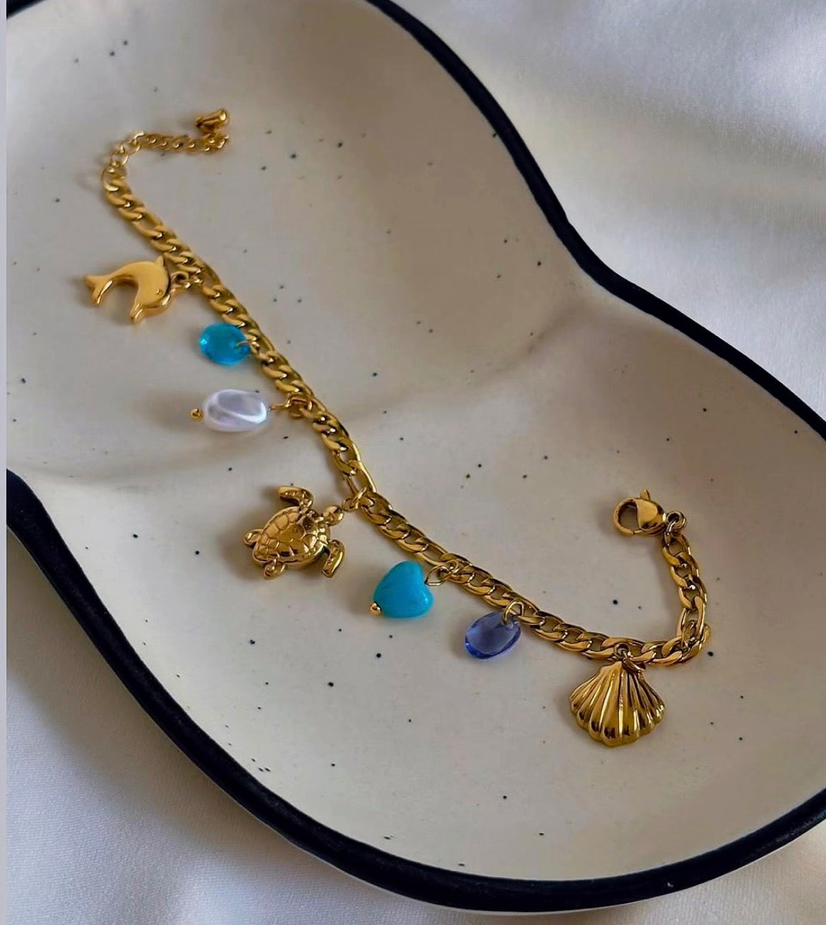 Turtle Charm Bracelet