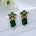 Starlit Emerald Earrings