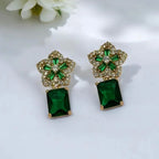 Starlit Emerald Earrings
