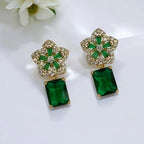 Starlit Emerald Earrings