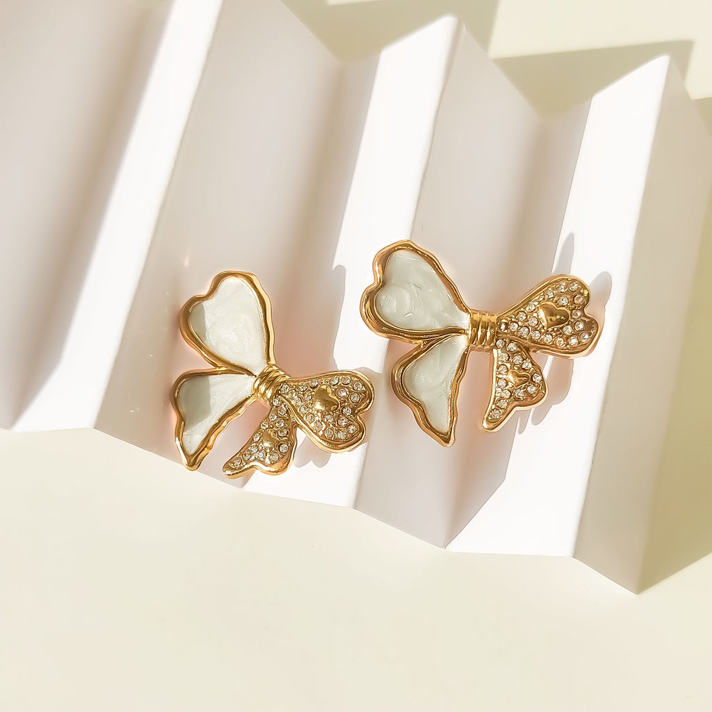 Dainty Bow Earrings
