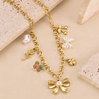 Bow Charm Necklace