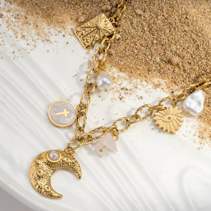 Moon Charm Necklace