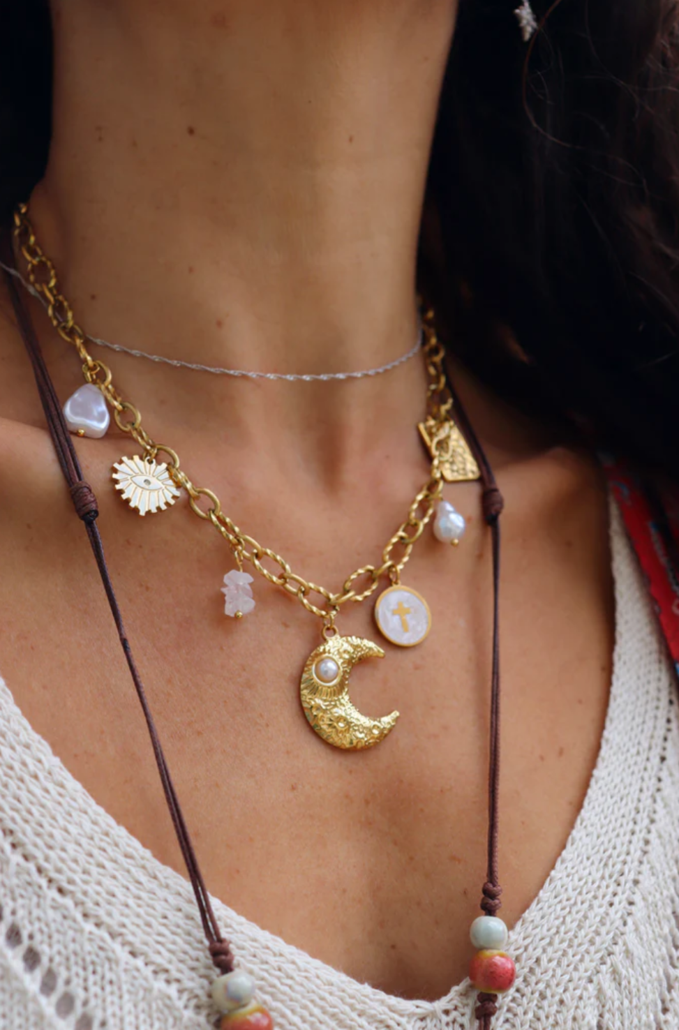 Moon Charm Necklace
